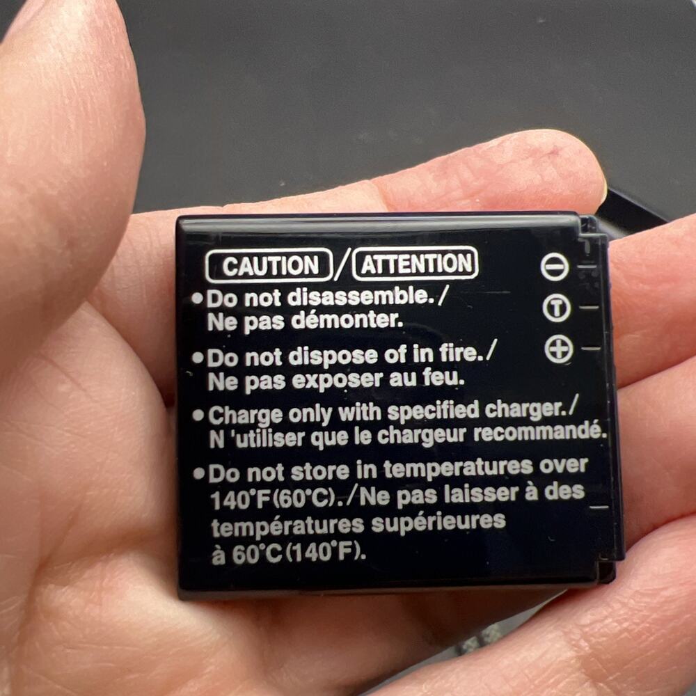 Panasonic LUMIX DMC-FX12 7.2MP Digital Camera Black Memory Card Battery READ - Picture 13 of 14